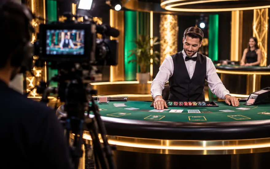 Live casino Tanzania: a live dealer studio table streamed to players on mobile